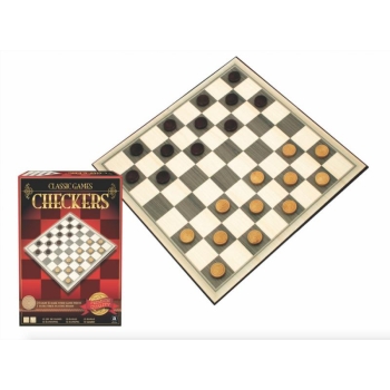 Board game Checkers wooden Classic coll