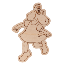 Puidust magnet Lotte