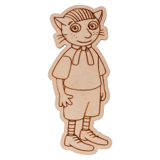 Puidust magnet Bruno